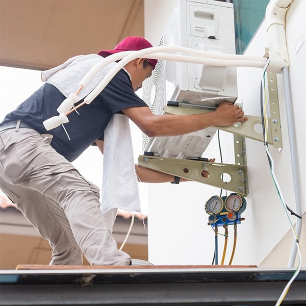 la instalación de aire acondicionado en tu hogar depende del tamaño y la complejidad del trabajo